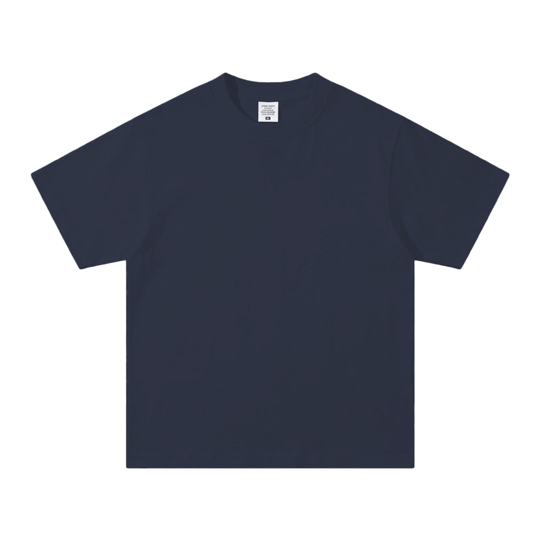 Damen Oversized T-Shirt aus hochwertiger Baumwolle mit praktischem Rundhalsausschnitt Drune