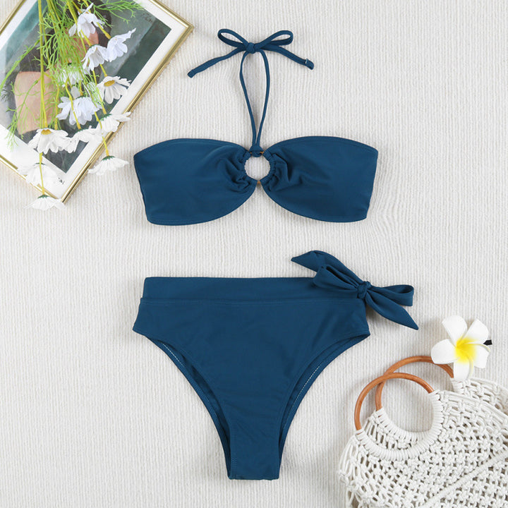 Damen Bandeau-Bikini mit verstellbaren Trägern und hochwertigem Twist-Design Drune