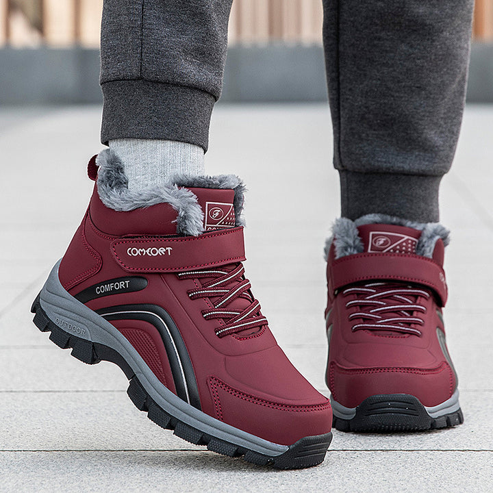 Damen wasserfeste Winterstiefel mit isolierendem Futter und rutschfester Sohle Drune