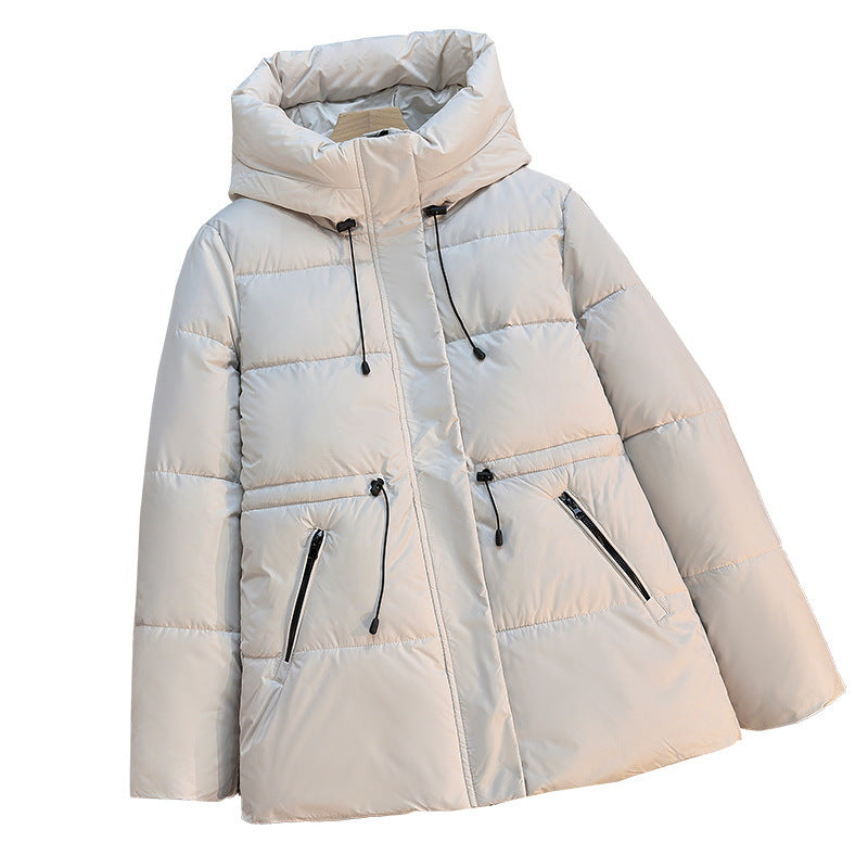 Damen Modische Funktionsjacke mit hohem Kragen und praktischen Reißverschlusstaschen Drune