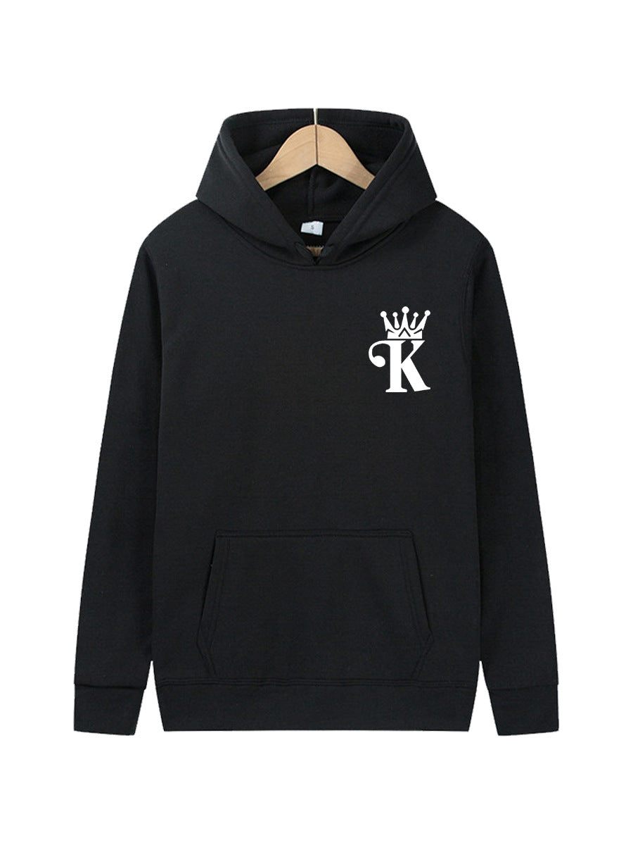 Damen Hoodie mit hochwertigem Kragen und klassischem Logo-Design Drune