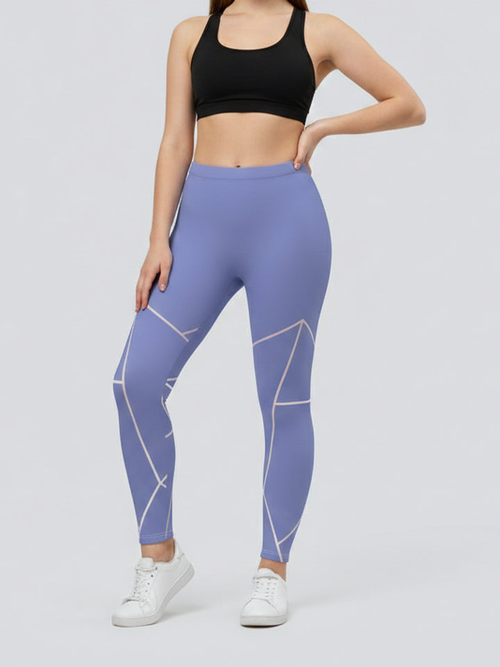 Damen Sportlegging mit stilvollem grafischen Design Drune