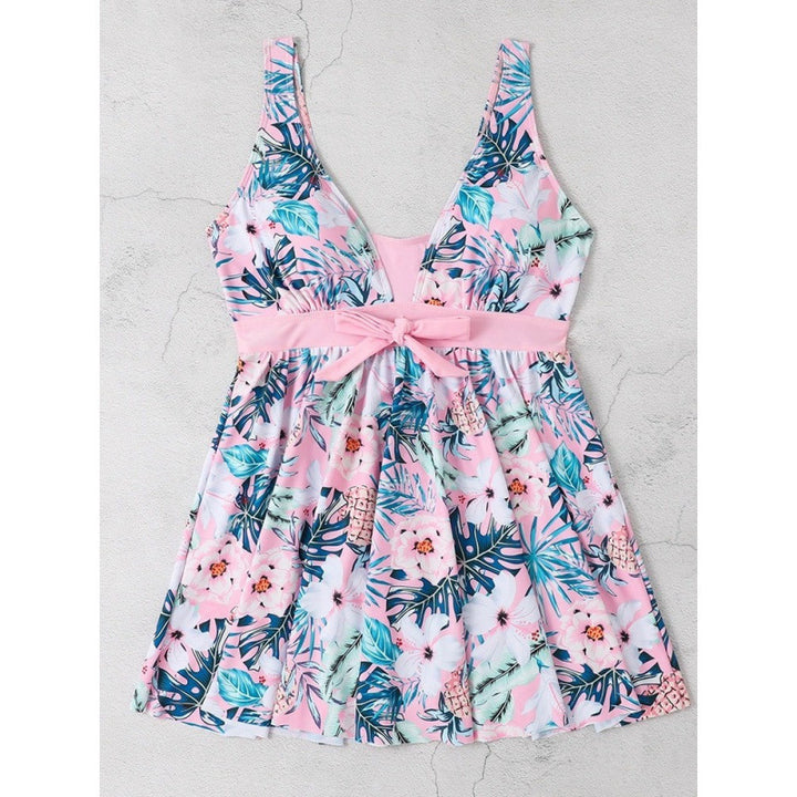 Damen Badekleid mit floralen Mustern und schmeichelndem Schnitt Drune