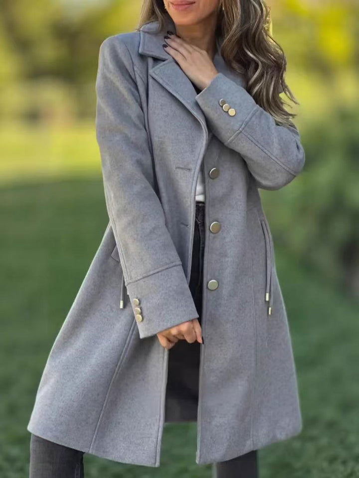 Damen modische Übergangsjacke mit italienischem Schnitt und eleganten Details Drune