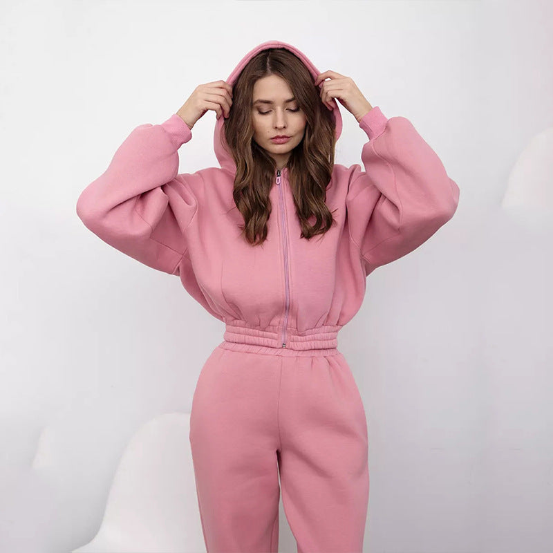 Damen Oversize-Hoodie mit sportlichem Schnitt und elastischem Bund Drune