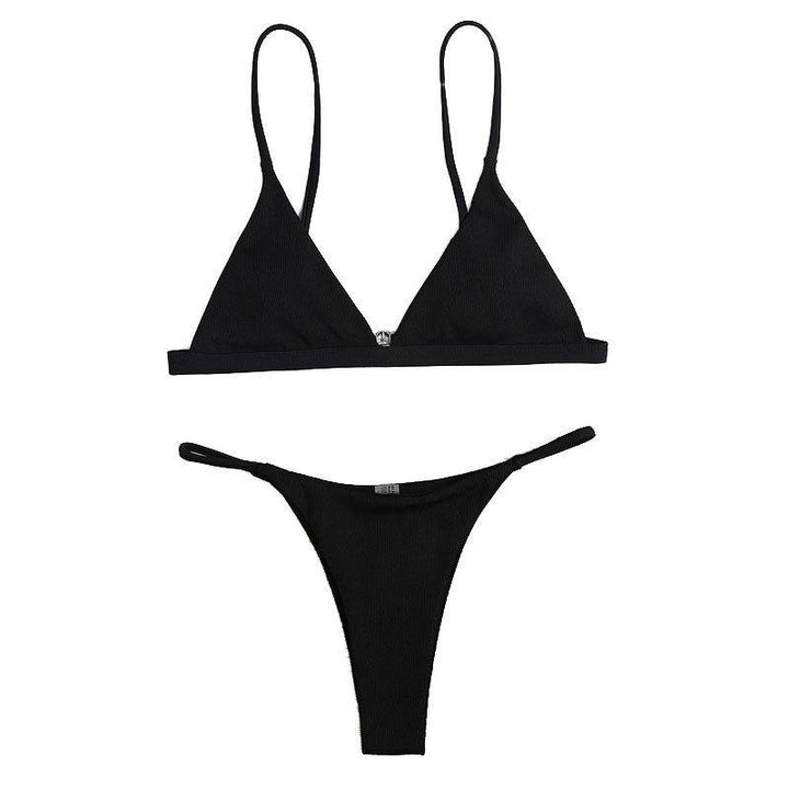 Damen Triangel-Bikini-Oberteil mit verstellbaren Trägern Drune
