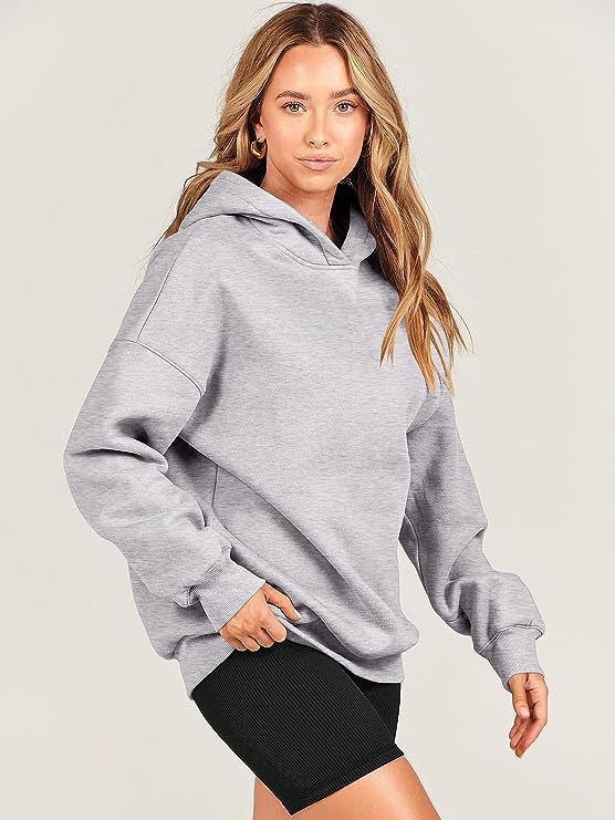 Damen Oversize Kapuzenpullover Drune