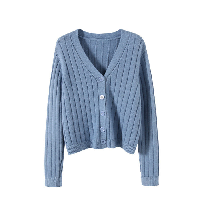 Drune | Schnürgestrickter Pullover mit V-Ausschnitt für Damen