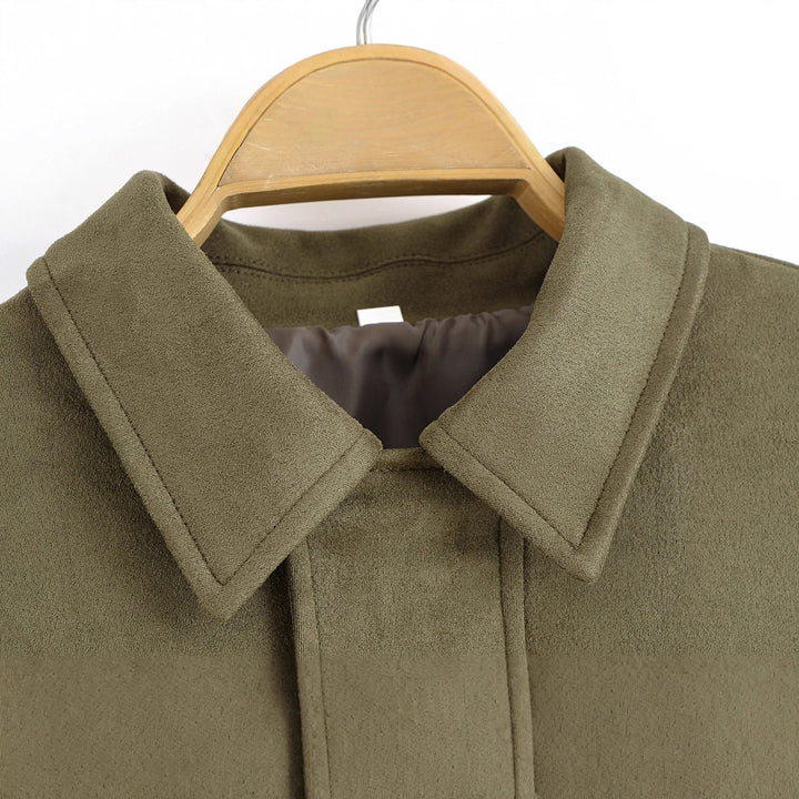 Damen modische Oversized-Jacke im lässigen Look Drune