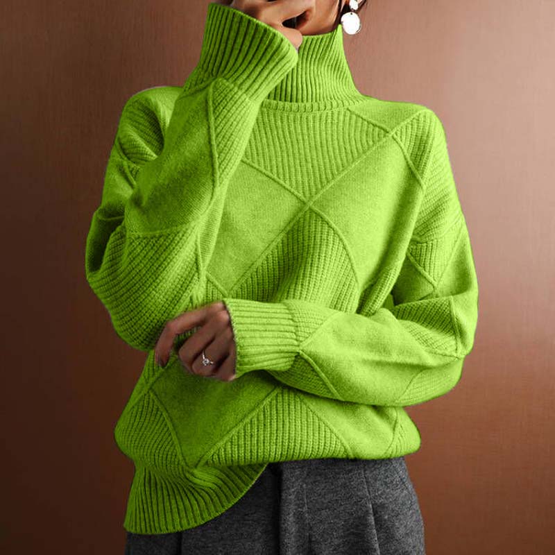 Drune | Klassischer Pullover Aus Einfarbigem Strick