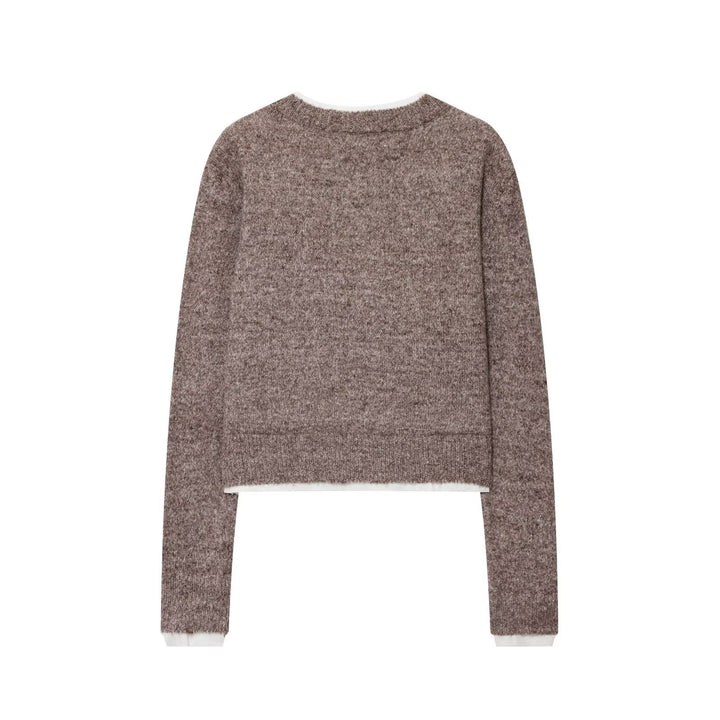 Damen Strickjacke mit feiner Textur und modernen Knopfdetails Drune