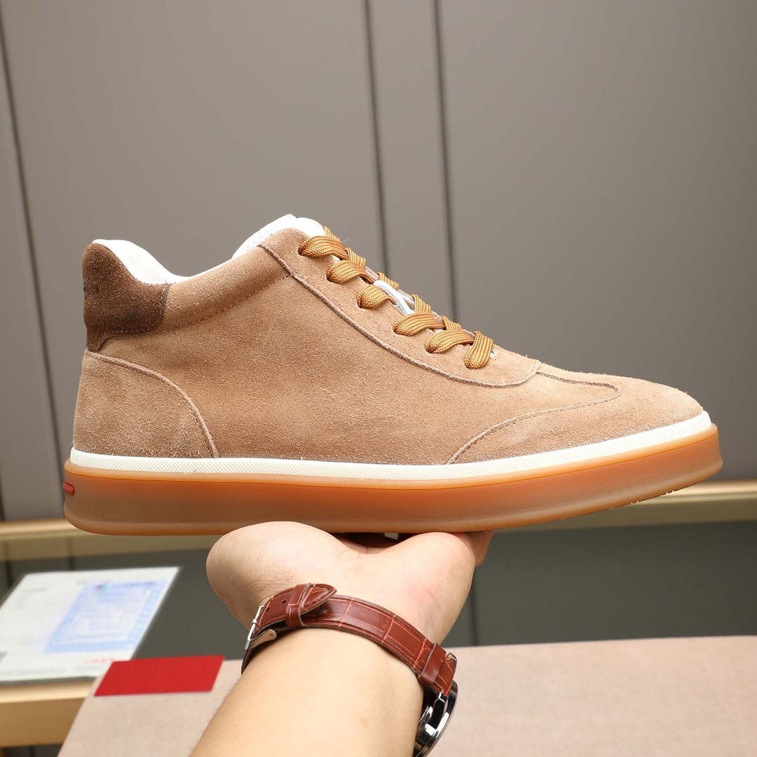 Damen Hochwertige Wildleder Sneakers mit komfortabler Dämpfung Drune