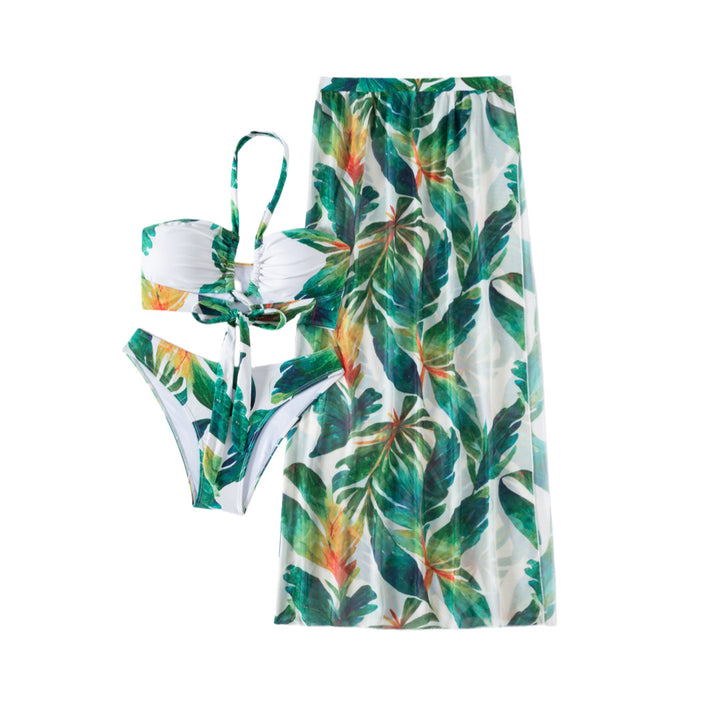 Damen Bikini-Set mit elegantem Maxirock Drune