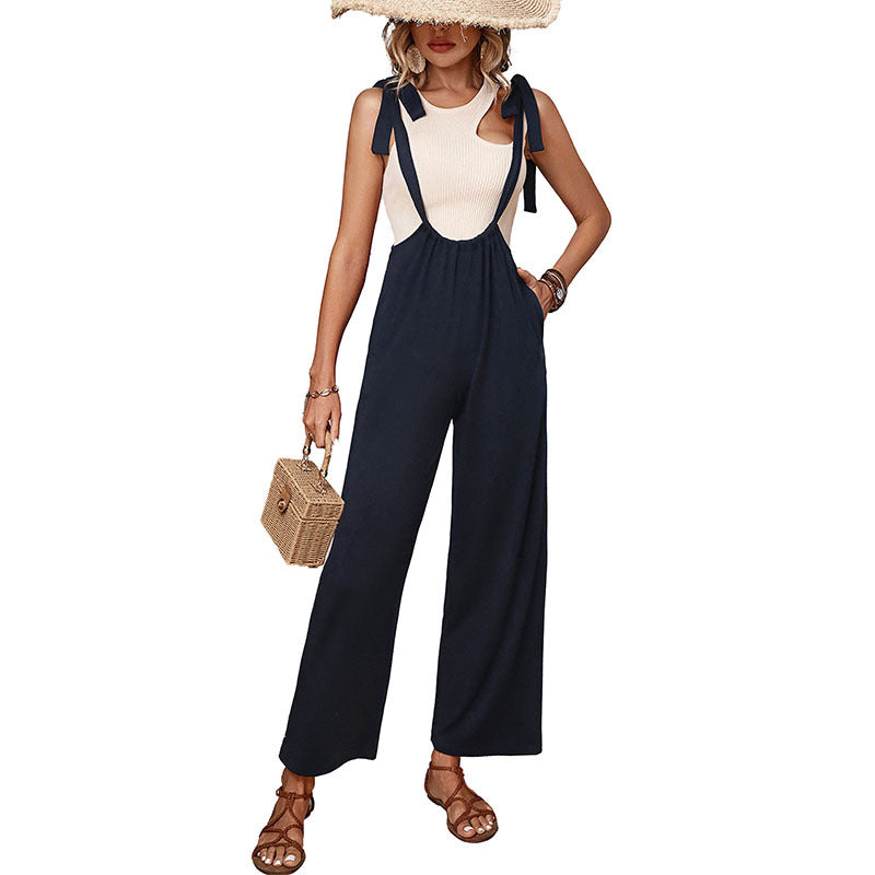 Damen Jumpsuit mit verstellbaren Trägern und komfortablem Schnitt Drune