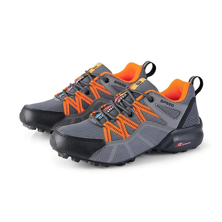 Herren nan robuster Trailrunning- und Outdoor-Sneaker mit griffiger Multiterrain-Profilsohle, verstärkter Zehenkappe und Bungee-Schnürung Drune