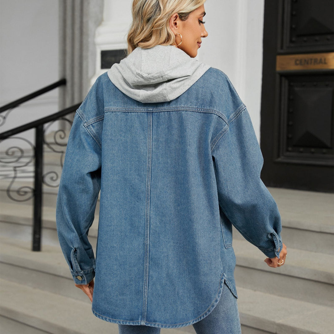 Drune | Jeansjacke - Müheloser Street Style - 100% Baumwolle - Lässige Schichtung