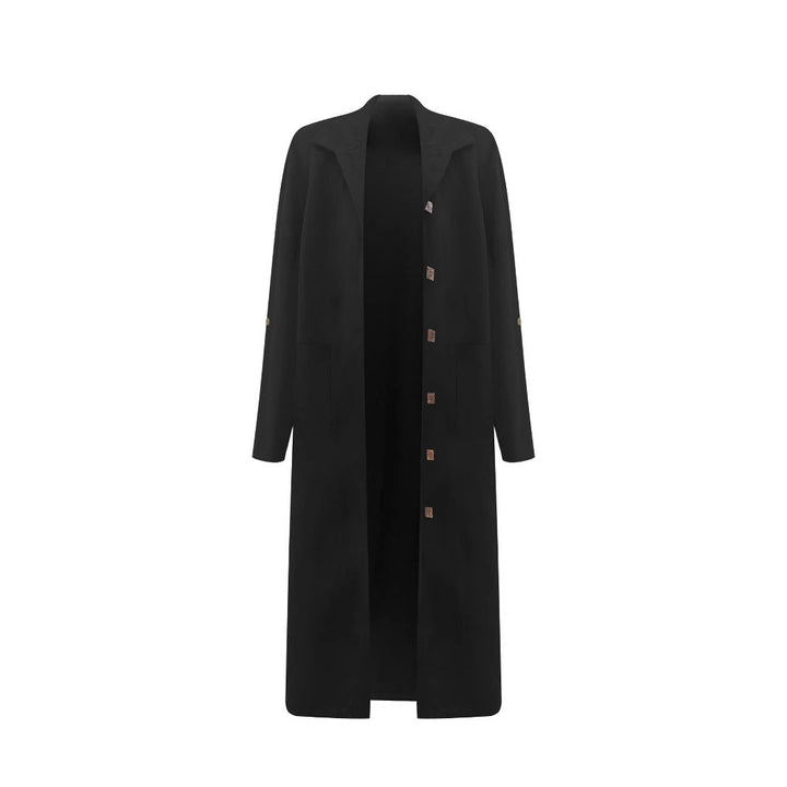 Damen Oversized Mantel mit klassischen Knopfdetails und praktischen Taschen Drune
