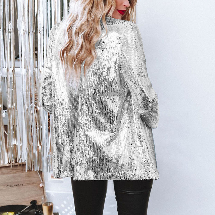 Drune | Golden Glitter Jacke mit Pailletten