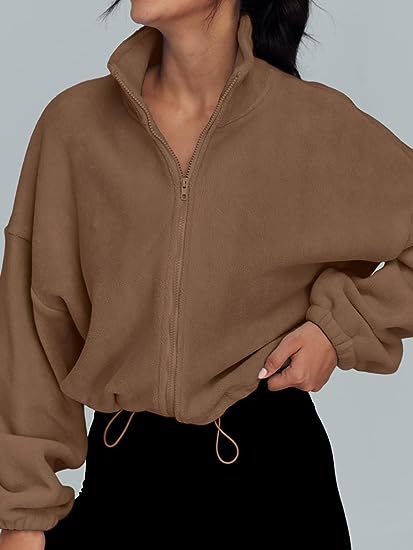 Damen Oversized Sweatshirtjacke Drune