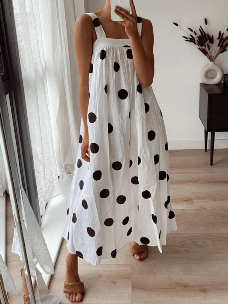 Damen Maxikleid mit floralem Muster und luftiger Passform Drune