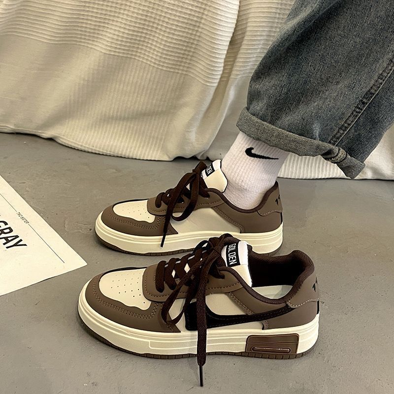Damen Modische Sneaker mit sportlicher Plattform und Verschluss Drune