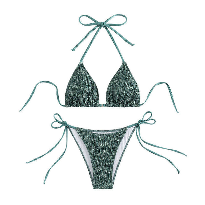 Damen Triangel-Bikini mit verspieltem Knotendesign Drune