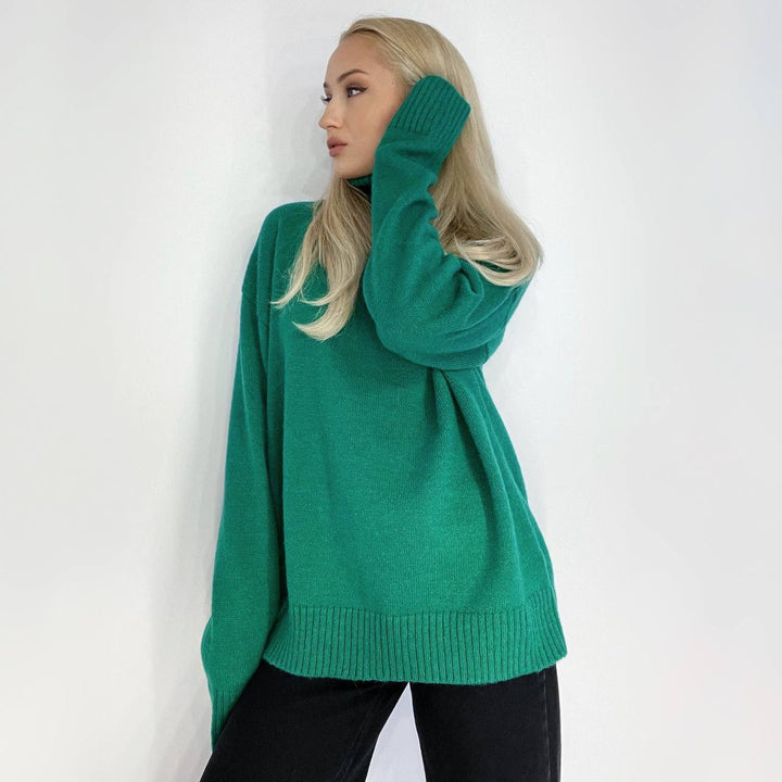 Damen modischer Rollkragenpullover Drune