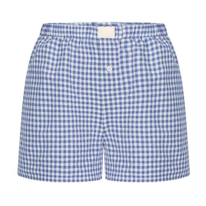 Damen lässige Karohose Drune