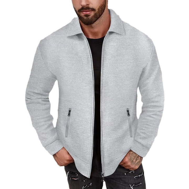 Herren modische Freizeitjacke mit strukturiertem Design und Modernem Schnitt Drune