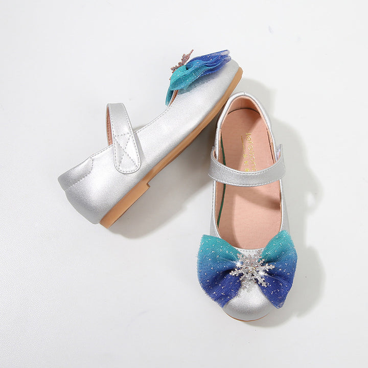 Mädchen Ballerinas mit glitzerndem Schleifen-Design Drune