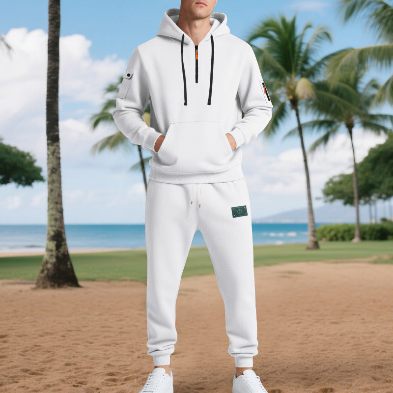 Herren Freizeit-Sweatset mit praktischen Taschen und Kordelzug Drune