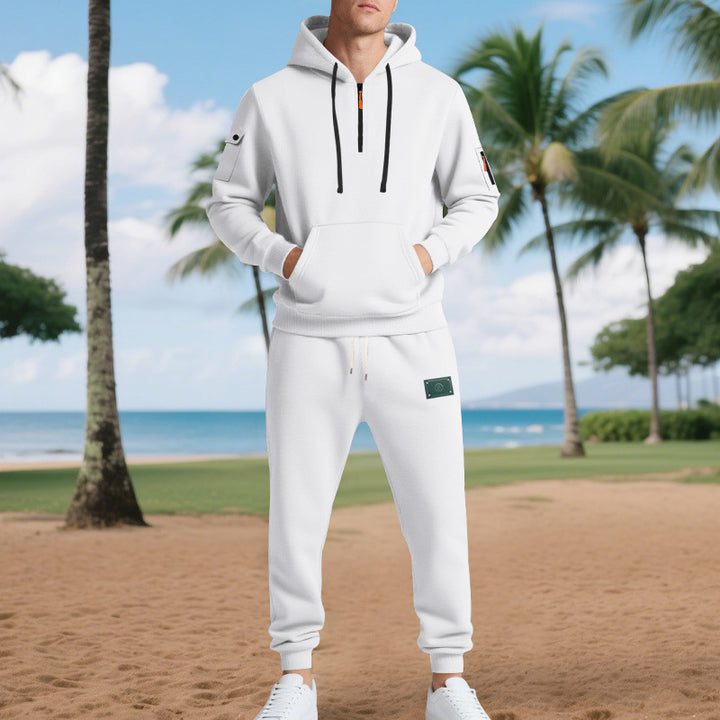 Herren Freizeit-Sweatset mit praktischen Taschen und Kordelzug Drune