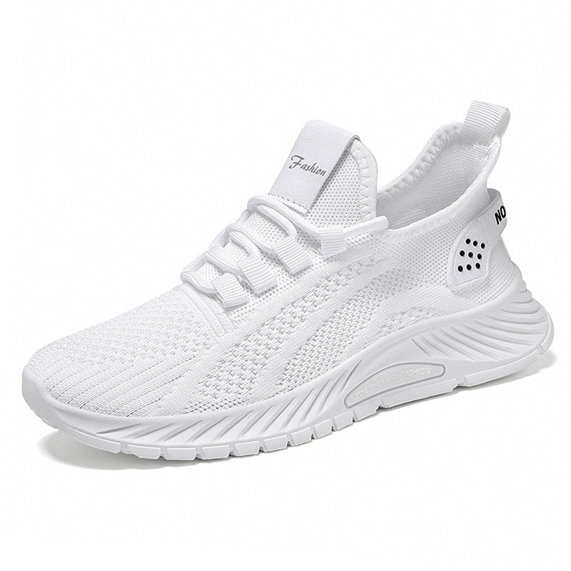 Damen nan nahtloser Flyknit-Comfort-Laufschuh mit elastischem Sockeneinstieg und reaktiver Leichtlaufsohle Drune