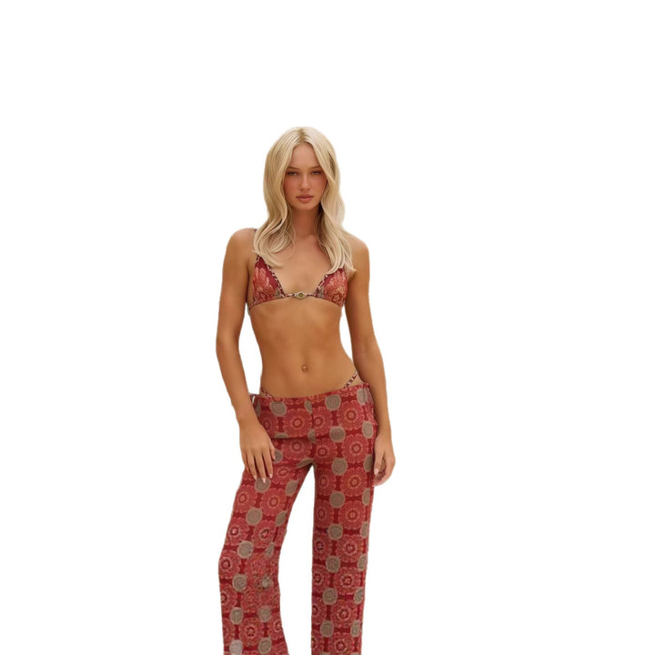 Damen Bikiniset mit verführerischem Triangel-Oberteil und edler Hose Drune
