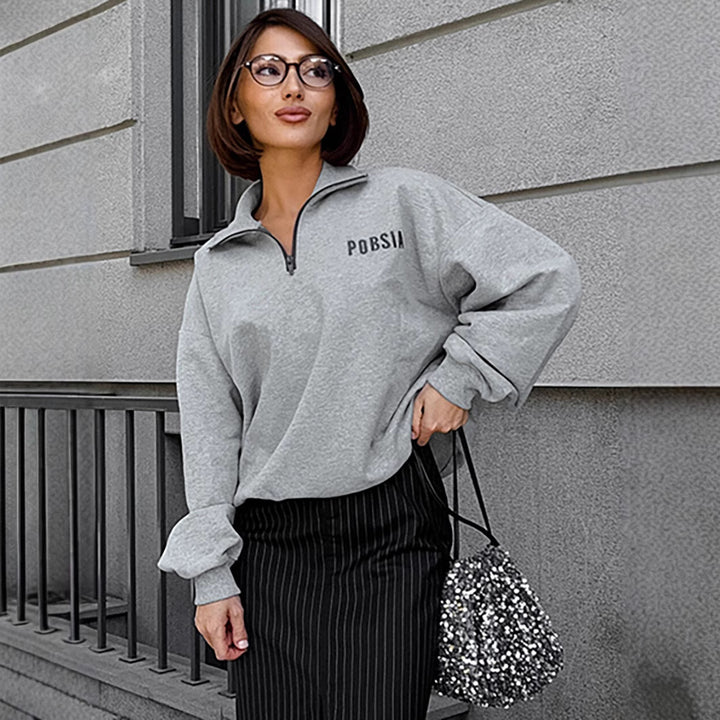 Damen Oversized Sweatshirt Drune