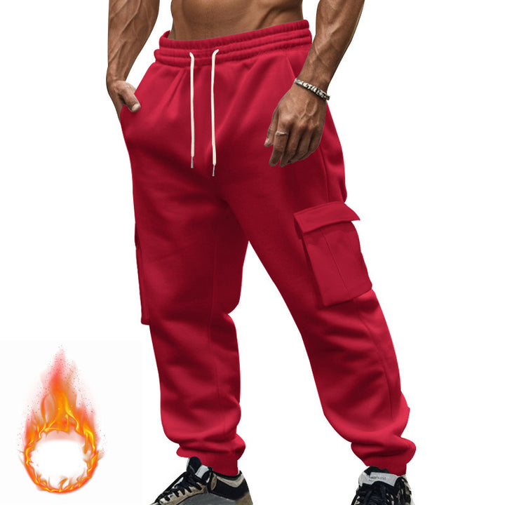 Herren nan Utility-Joggerhose mit seitlichen Klappentaschen, Kordelzugbund und konischer Passform Drune