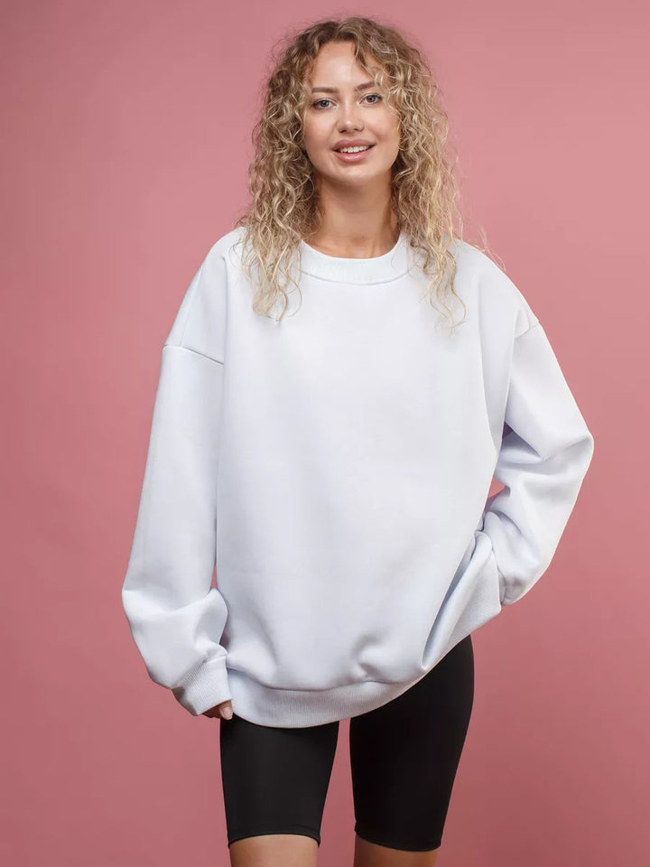 Damen lässiger Oversized Sweatpullover Drune
