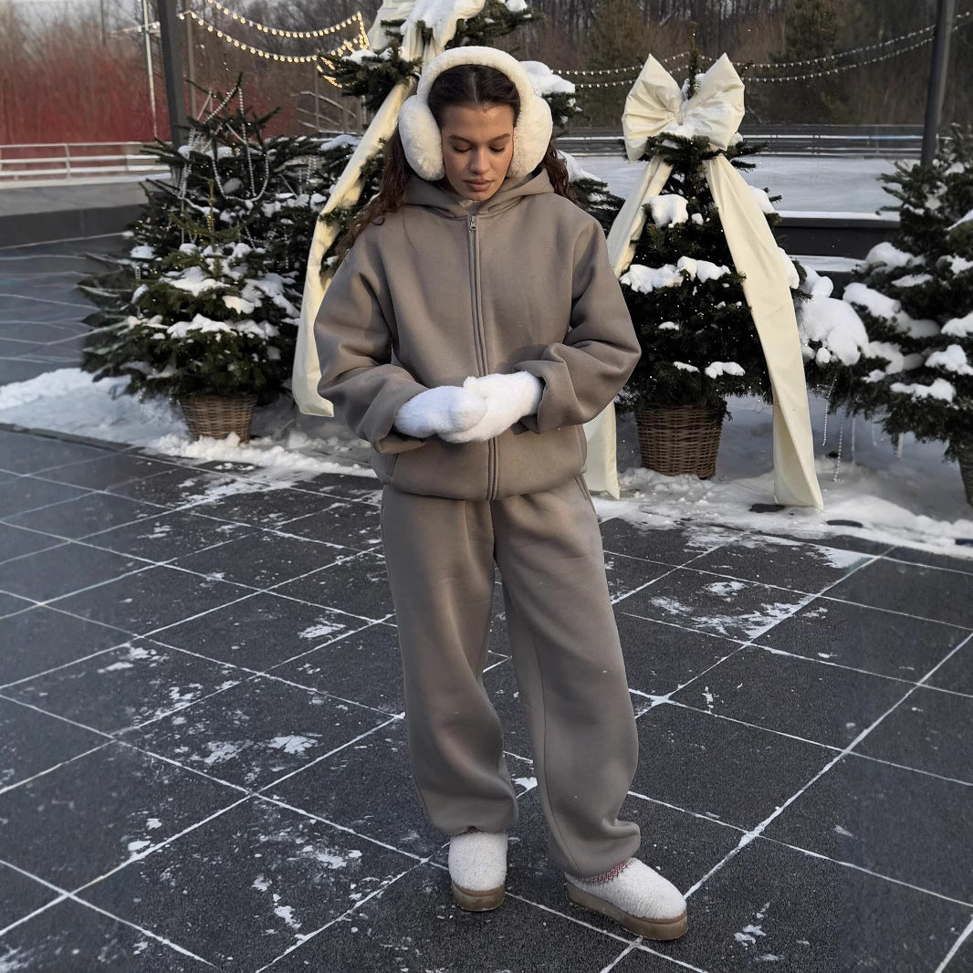 Damen Bequeme und stylische Kapuzenjacke Drune