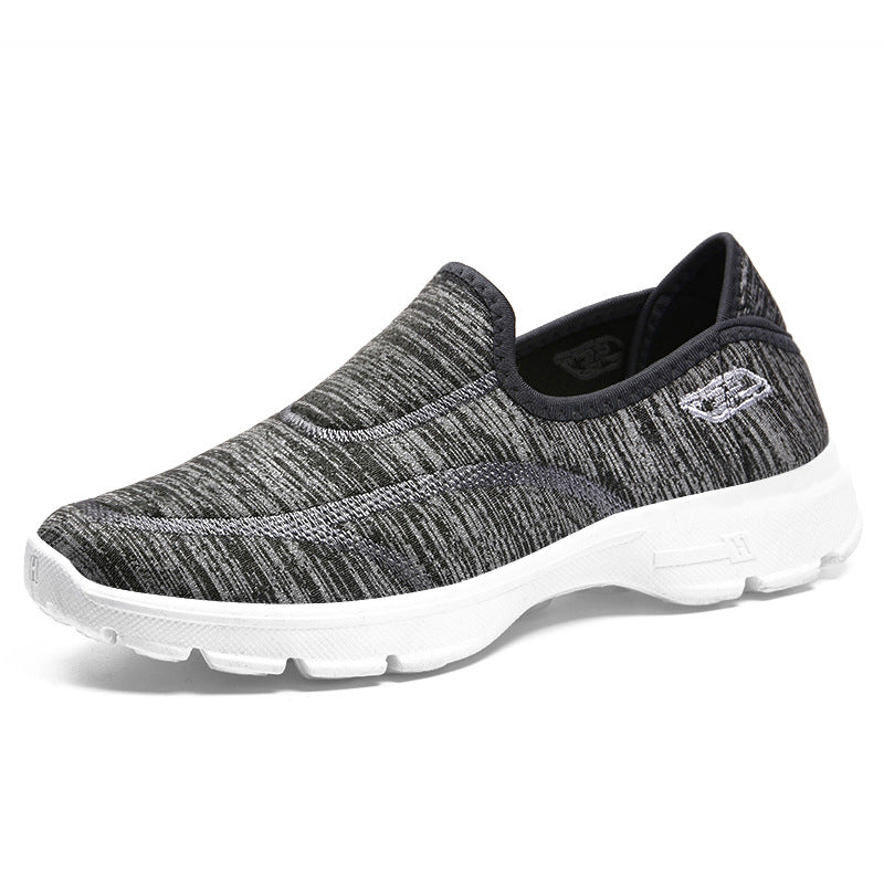 Damen nan leichter Slip-On Strick-Sneaker mit elastischem Einstieg, dämpfender Komfortzwischensohle und rutschfester Profilsohle Drune