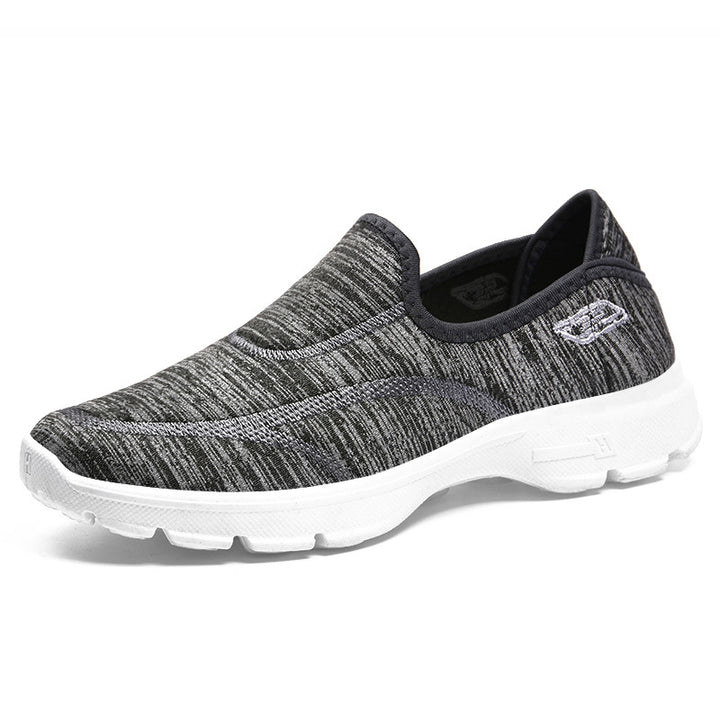 Damen nan leichter Slip-On Strick-Sneaker mit elastischem Einstieg, dämpfender Komfortzwischensohle und rutschfester Profilsohle Drune