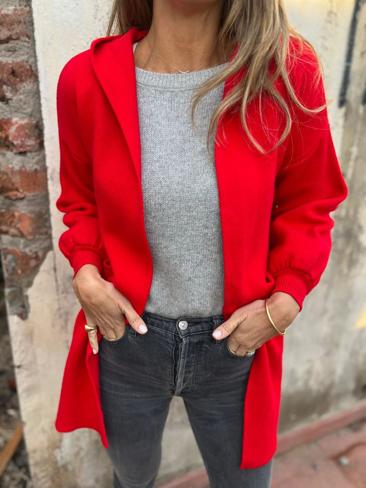 Drune | Wollene Taschenkapuzenmitteljacke