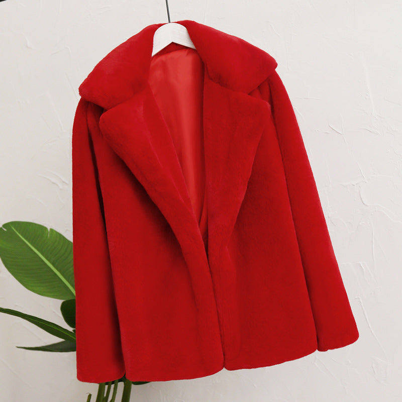 Damen Flauscher Mantel Drune