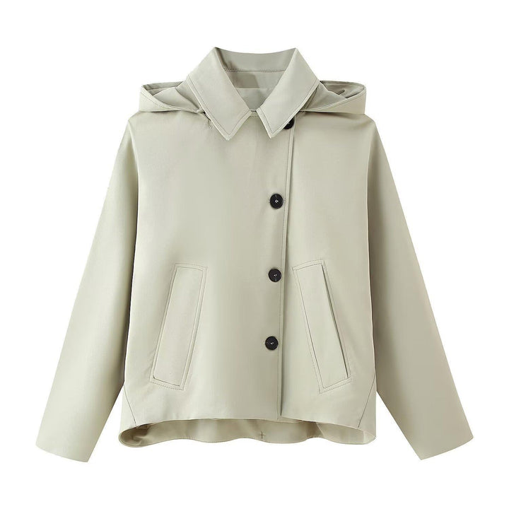 Damen Übergangsjacke mit hochschließendem Kragen und praktischen Taschen Drune