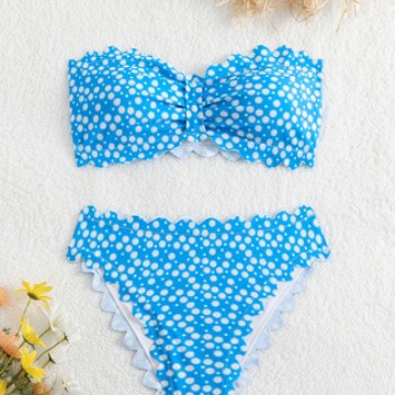 Damen Bikini-Set mit floralem Muster Drune