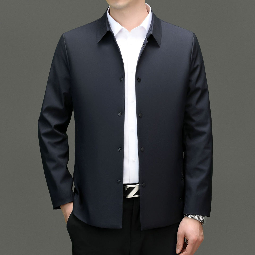 Herren leichte Funktionsjacke mit praktischem Stehkragen und elastischen Einsätzen Drune
