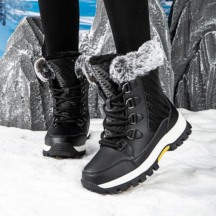 Damen Winter-Wanderboots mit isolierendem Futter und rutschfester Sohle Drune