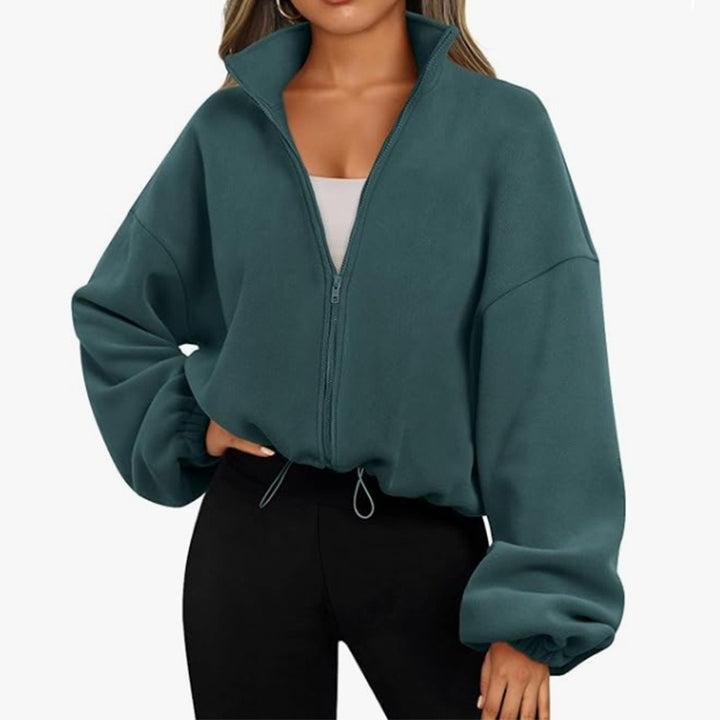 Damen Oversized Sweatjacke Drune