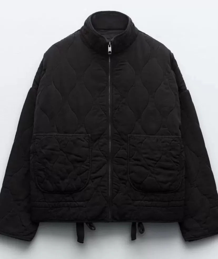 Drune | Oversized gesteppte Jacke - Bomberstil