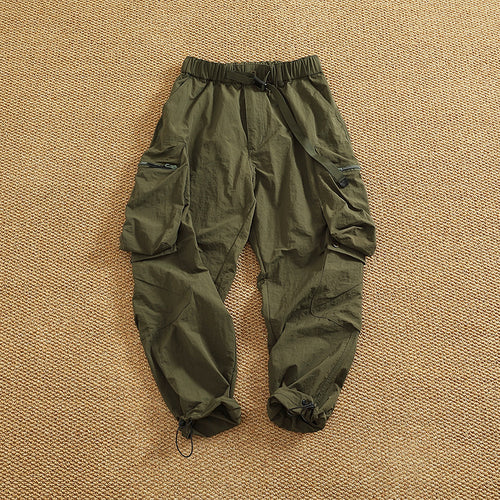 Herren Cargo-Hose mit praktischen Taschen und elastischem Bund Drune