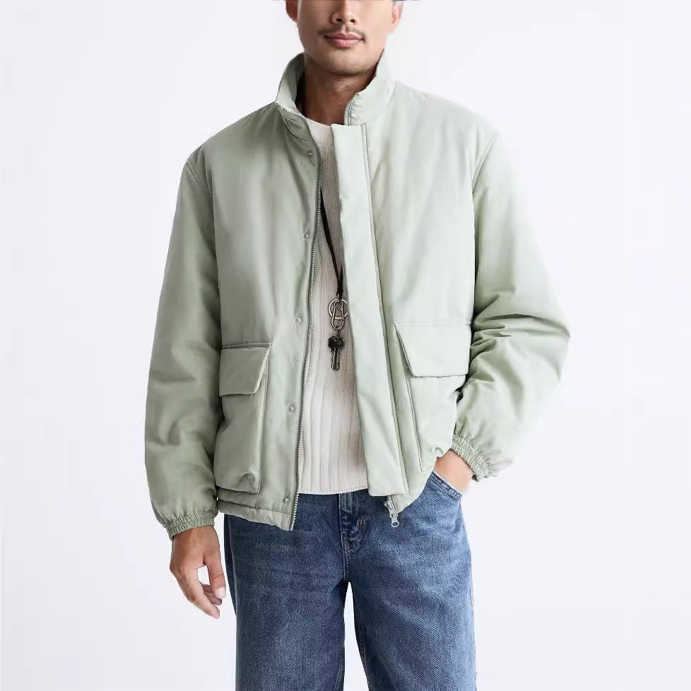 Damen gesteppte Komfortjacke mit großen Taschen und elastischen Bündchen Drune
